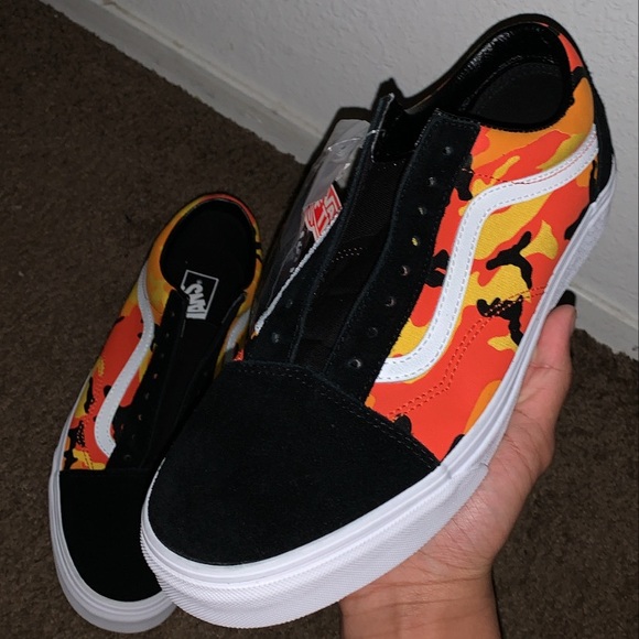 vans old skool pop camo